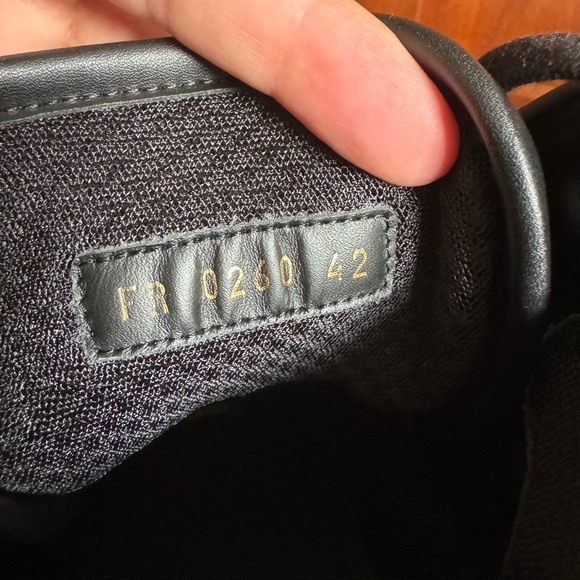 Givenchy Black and Red Wing High Top Sneakers - Picture 10 of 11